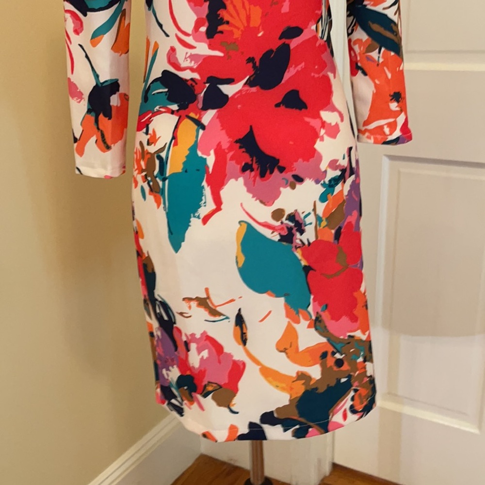 Colourful Abstract Dress View 4